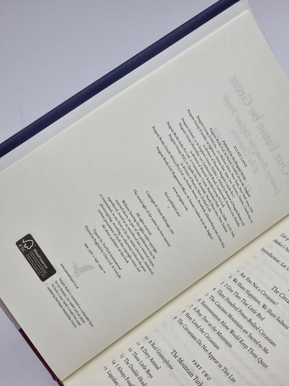 Let Our Fame be Great, Oliver Bullough — 1st Edition