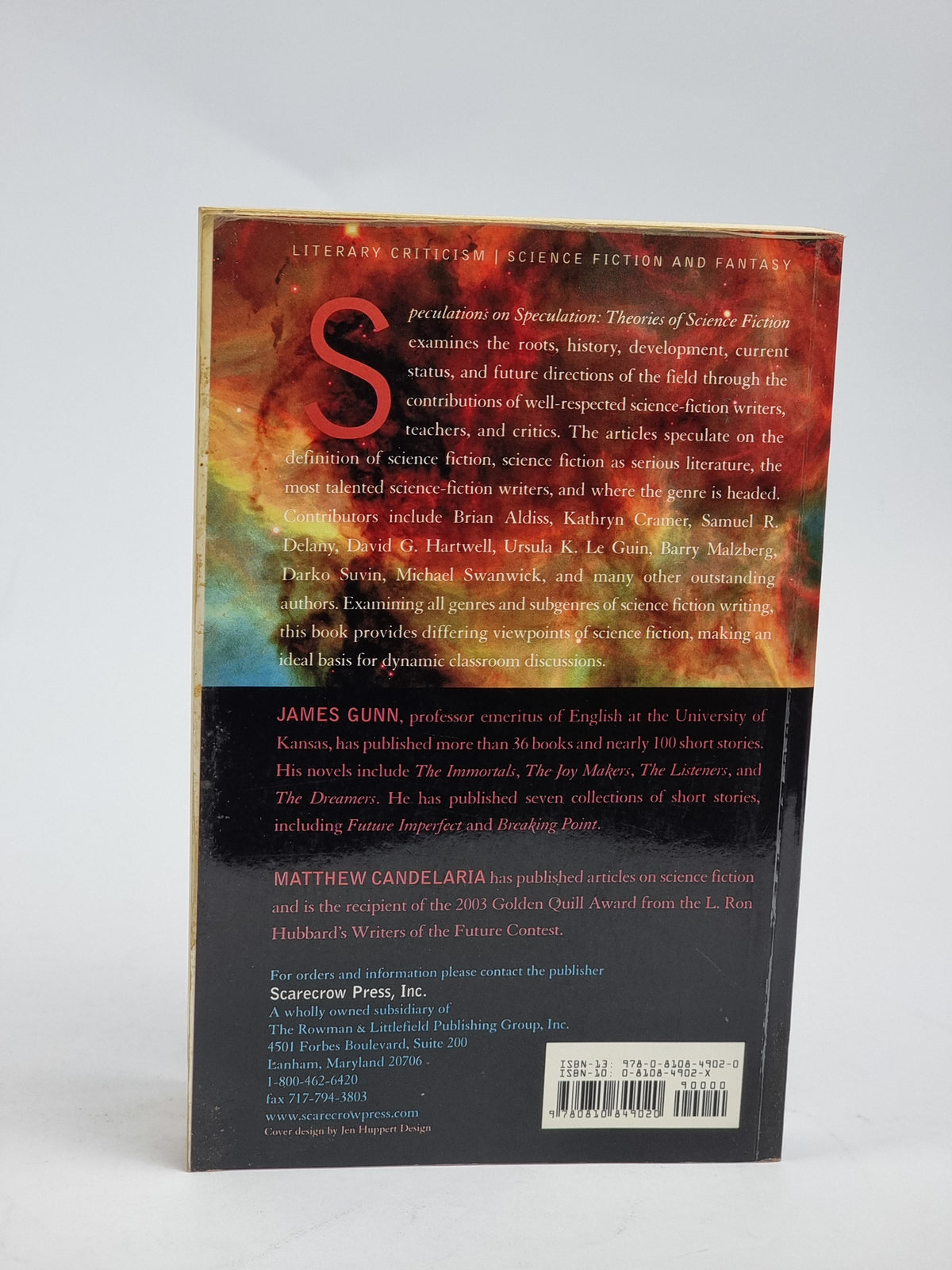 Speculations on Speculation: Theories of Science Fiction — 1st Ed