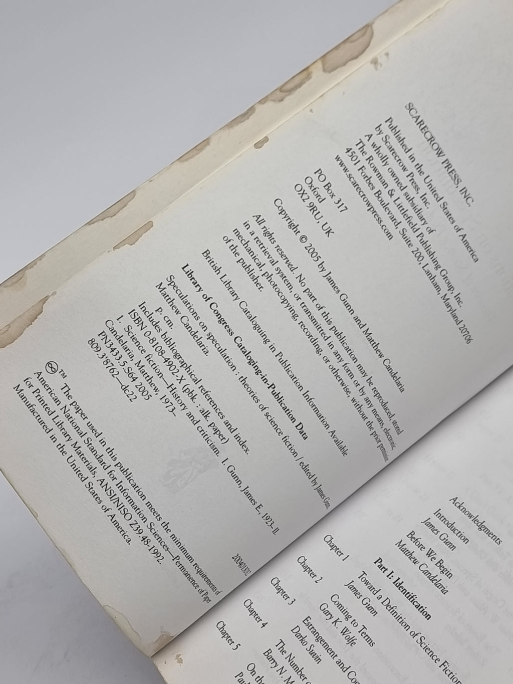Speculations on Speculation: Theories of Science Fiction — 1st Ed