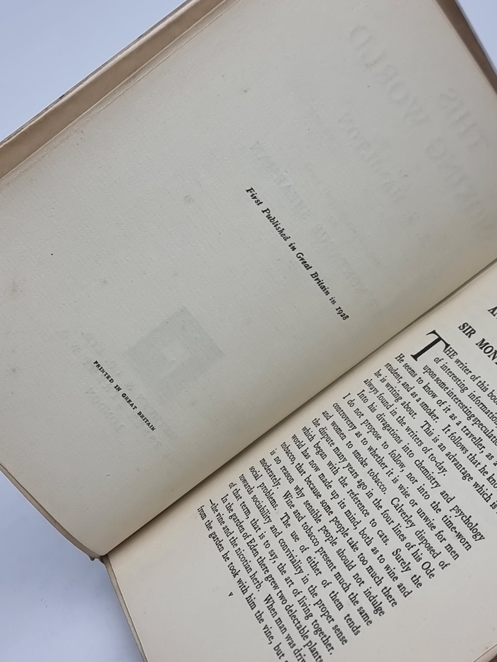 This Smoking World, A. E. Hamilton — 1st Edition