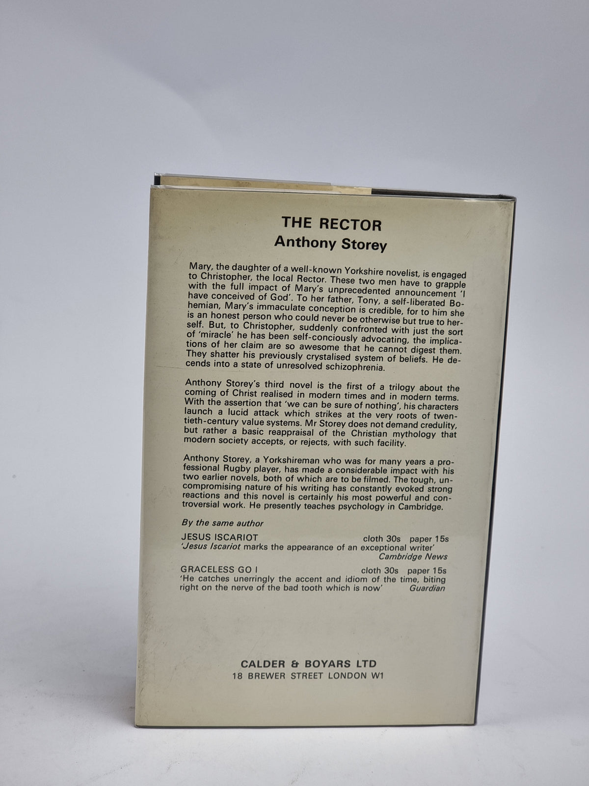The Rector, Anthony Storey — 1st Edition