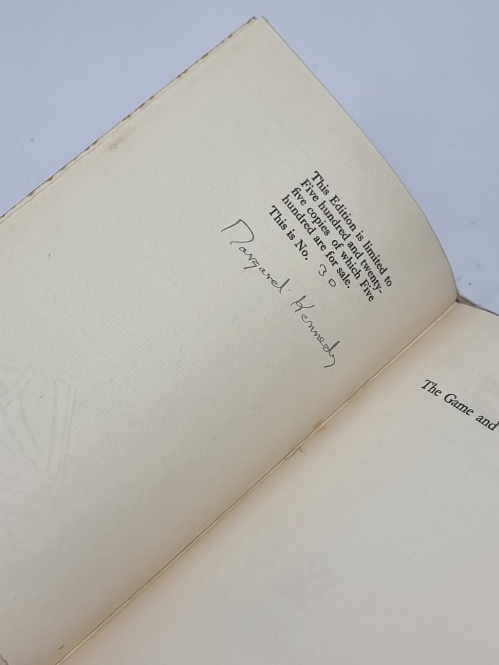 The Game and the Candle, Margaret Kennedy — 1st Edition, Limited