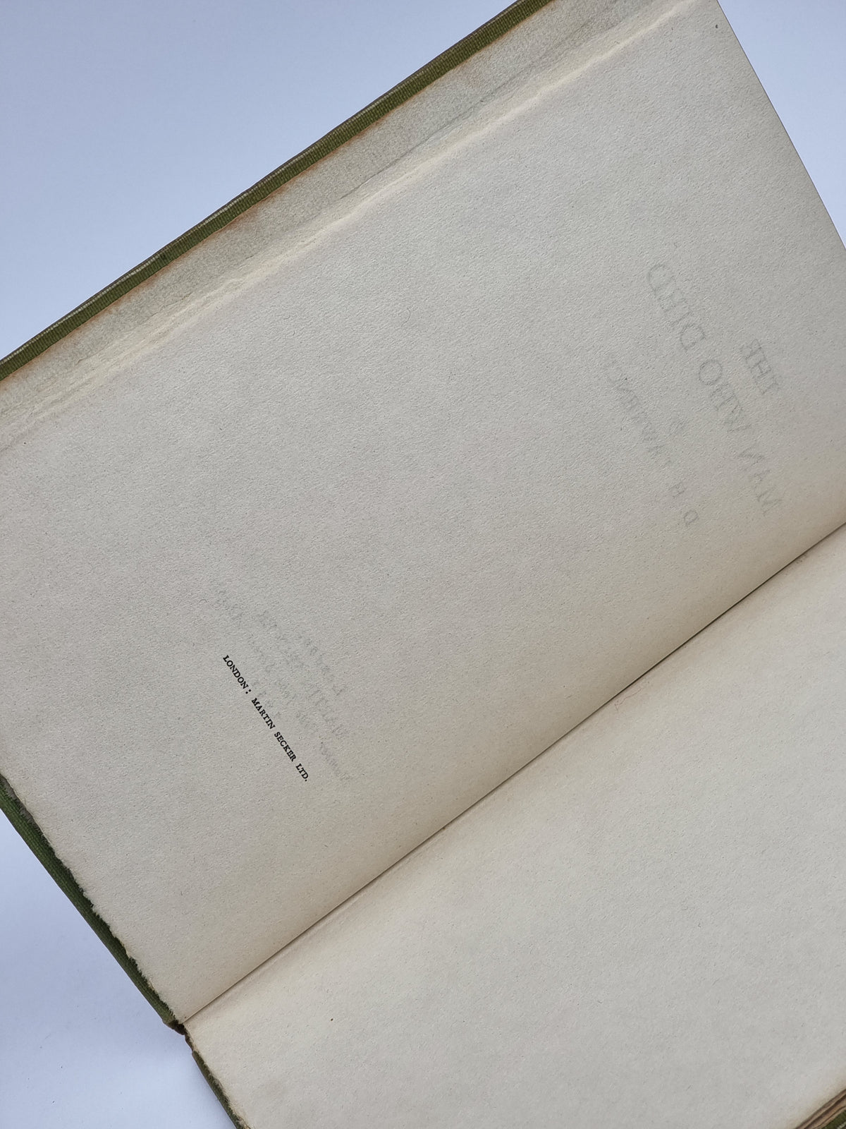 The Man Who Died, D. H. Lawrence — 1st Edition, Limited