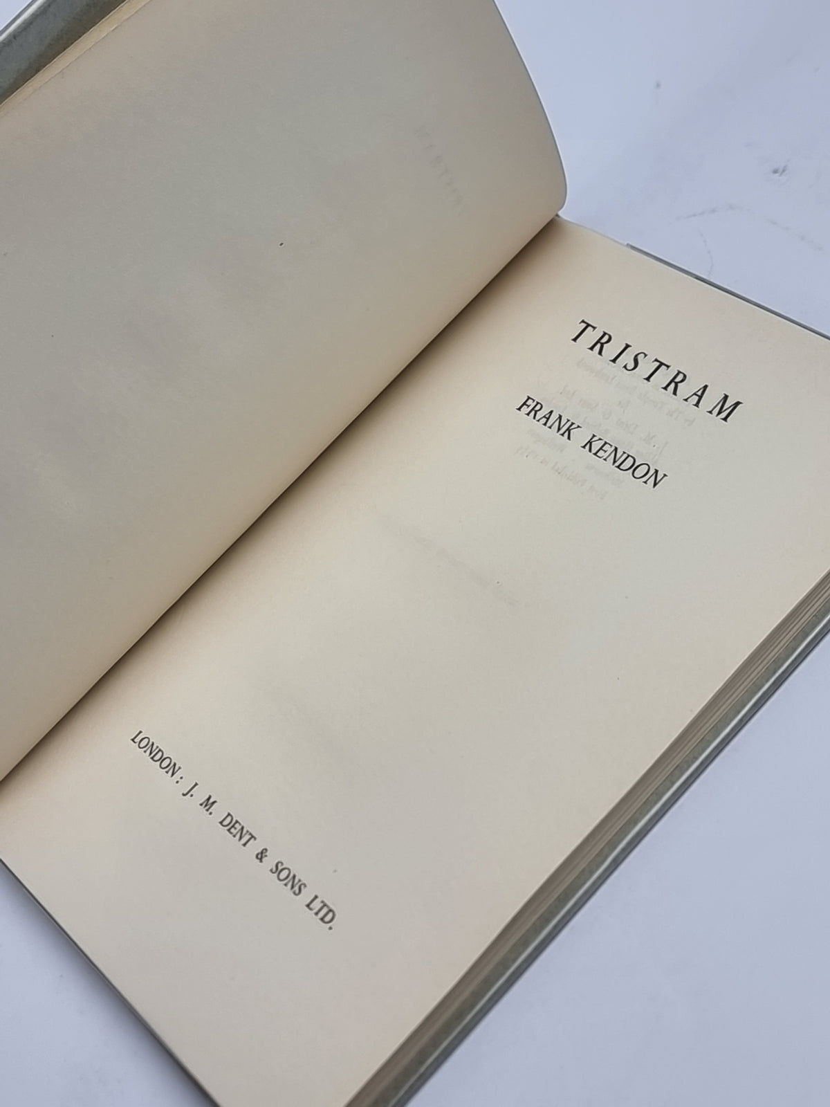 Tristram, Frank Kendon — 1st Edition