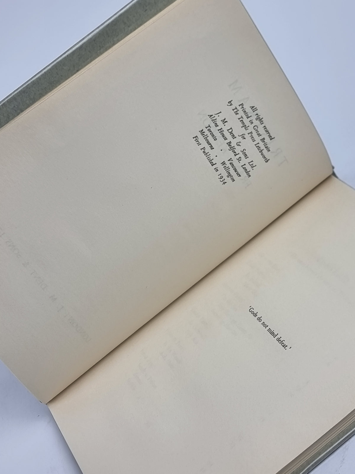 Tristram, Frank Kendon — 1st Edition