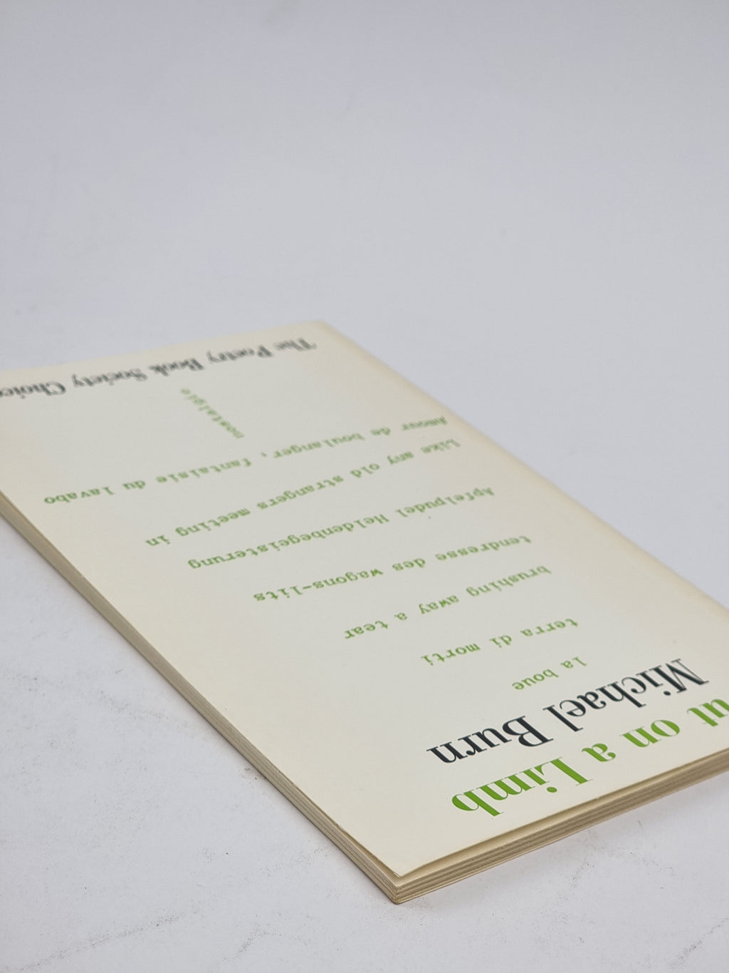 Out on a Limb, Michael Burn — 1st Edition