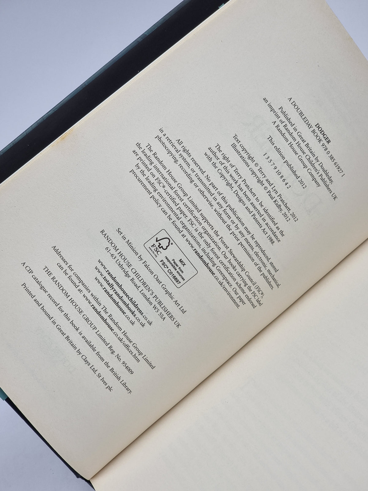 Dodger, Terry Pratchett — 1st Edition