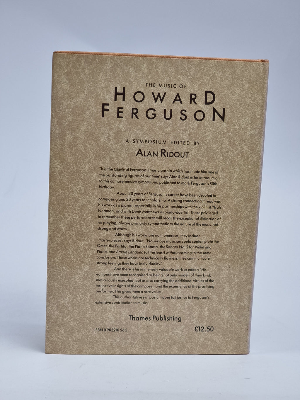 The Music of Howard Ferguson, Alan Ridout (ed.) — 1st Edition