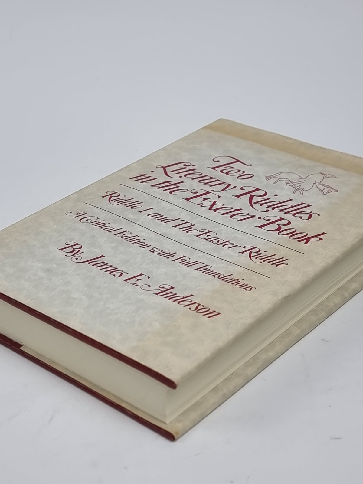 Two Literary Riddles in the Exeter Book, James E. Anderson — 1st Edition