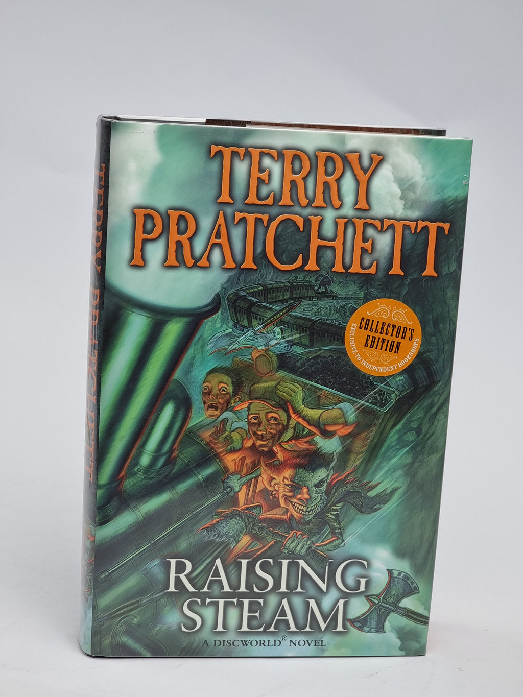 Raising Steam, Terry Pratchett — 1st Edition