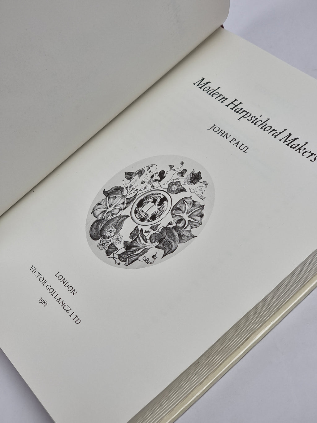 Modern Harpsichord Makers, John Paul — 1st Edition