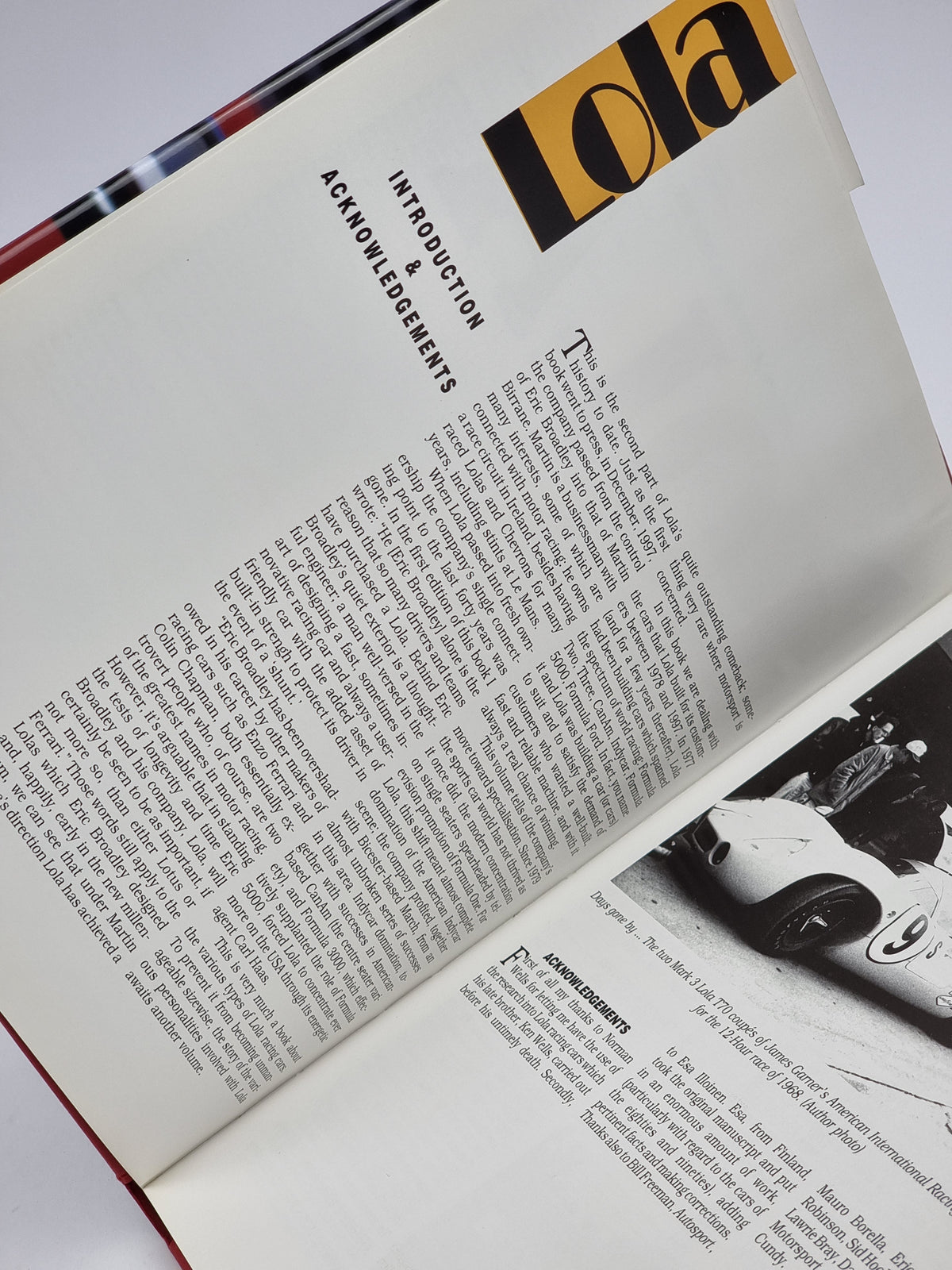 Lola: All the Sports Racing & Single-Seater Racing Cars 1978 to 1997