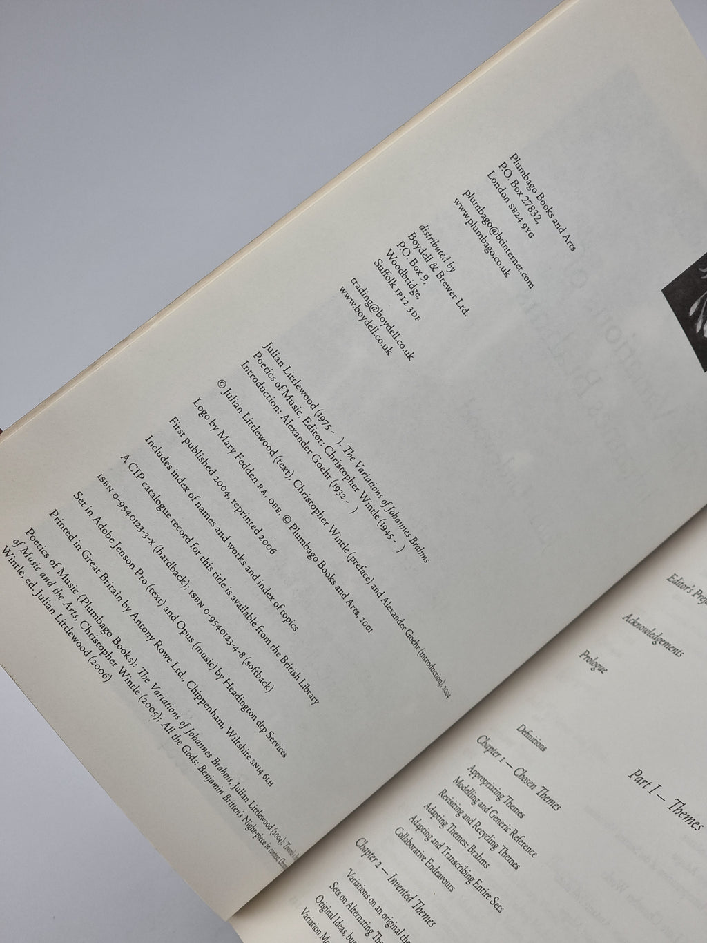 The Variations of Johannes Brahms, Julian Littlewood