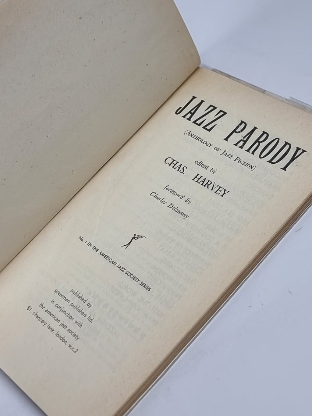 Jazz Parody, Chas. Harvey (Editor) — 1st Edition