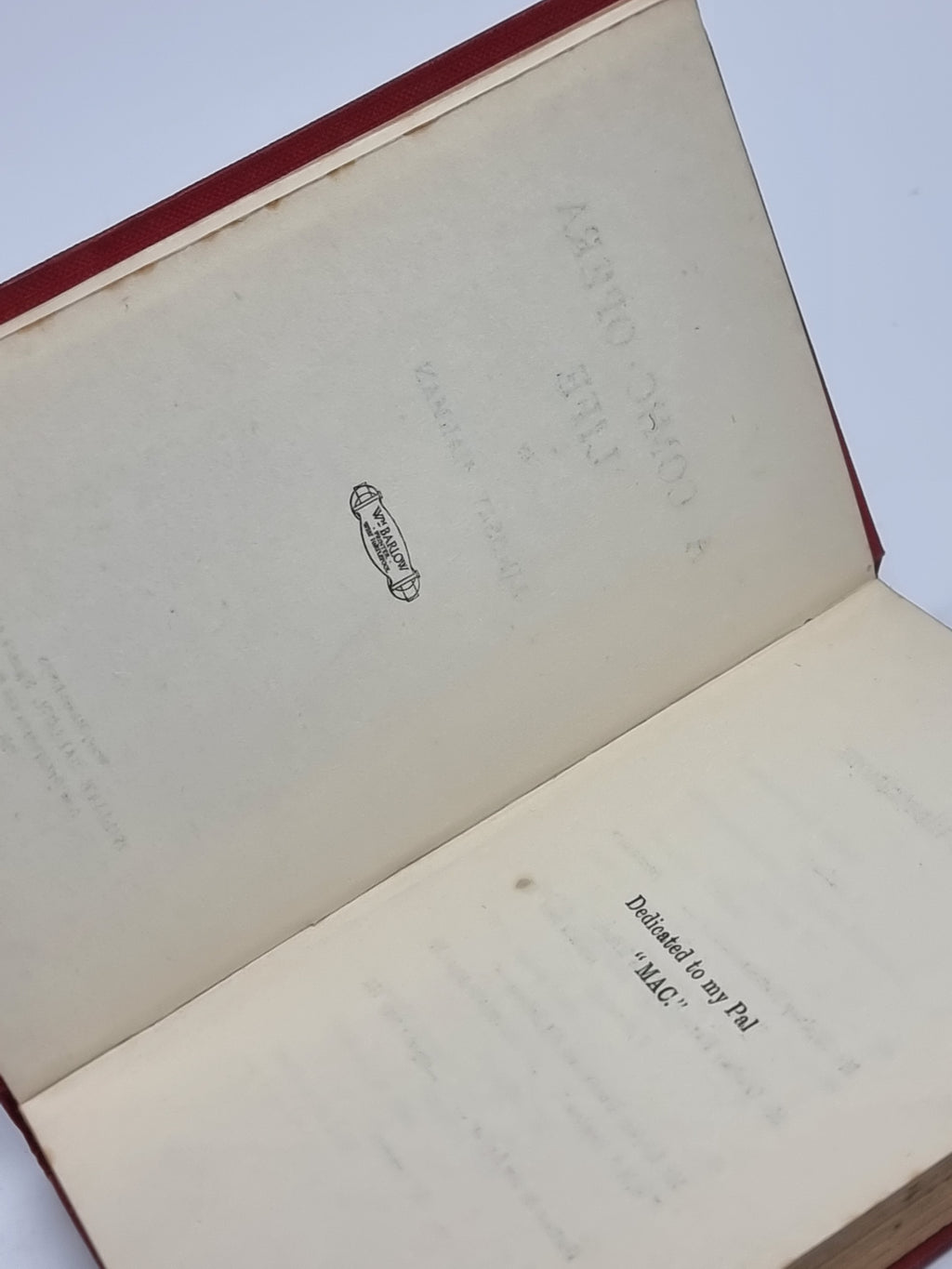 A Comic Opera Life, Lindsay Harman — 1st Edition