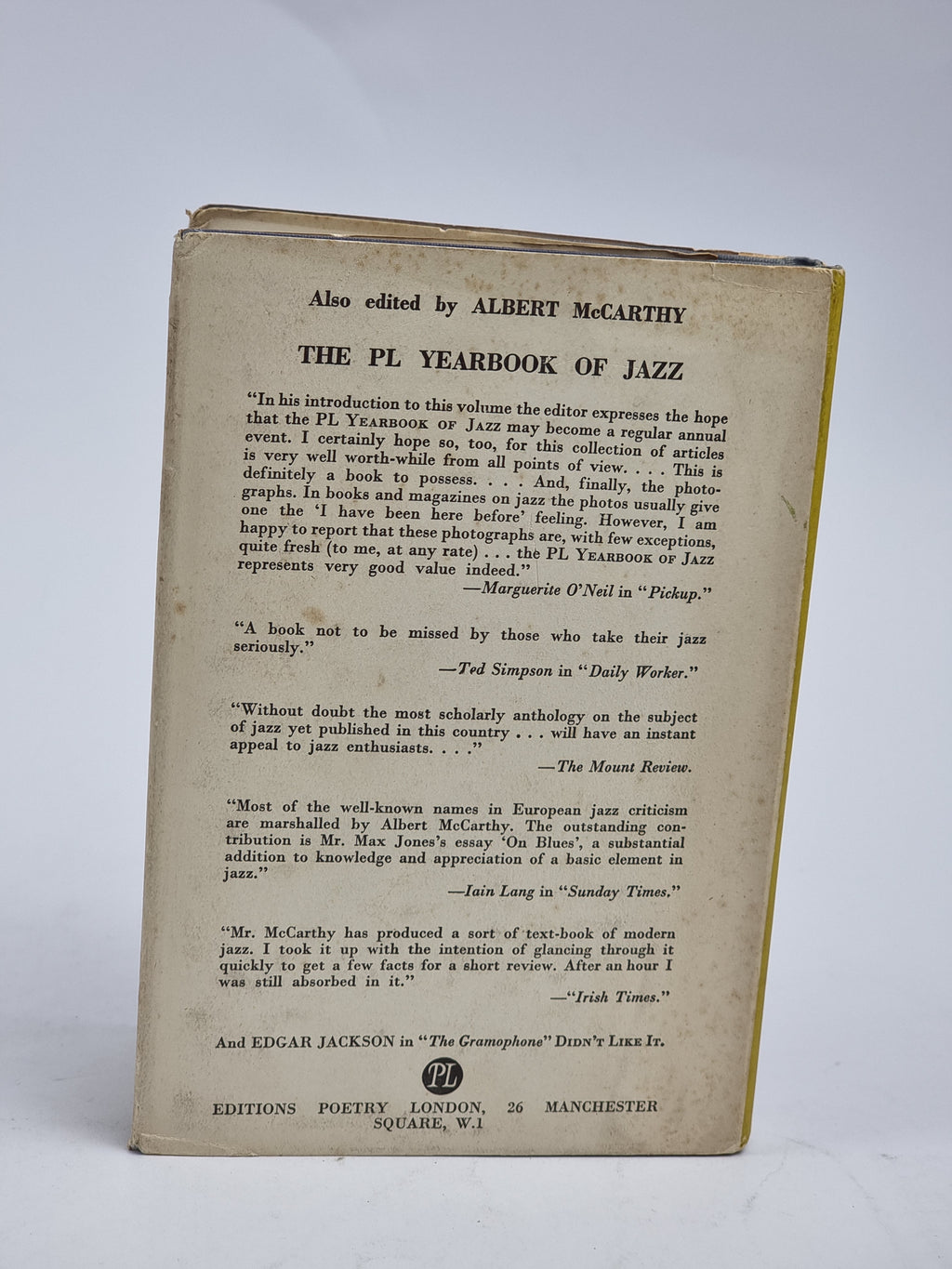 Jazzbook 1947, Albert McCarthy — 1st Edition