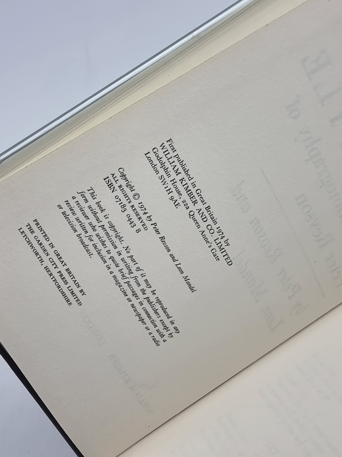Speed with Style: The Autobiography of Peter Revson — 1st Edition