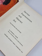 German Expressionism and Abstract Art, Charles L. Kuhn — 1st Ed