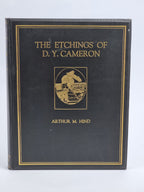 The Etchings of D. Y. Cameron, Arthur M. Hind — 1st Edition