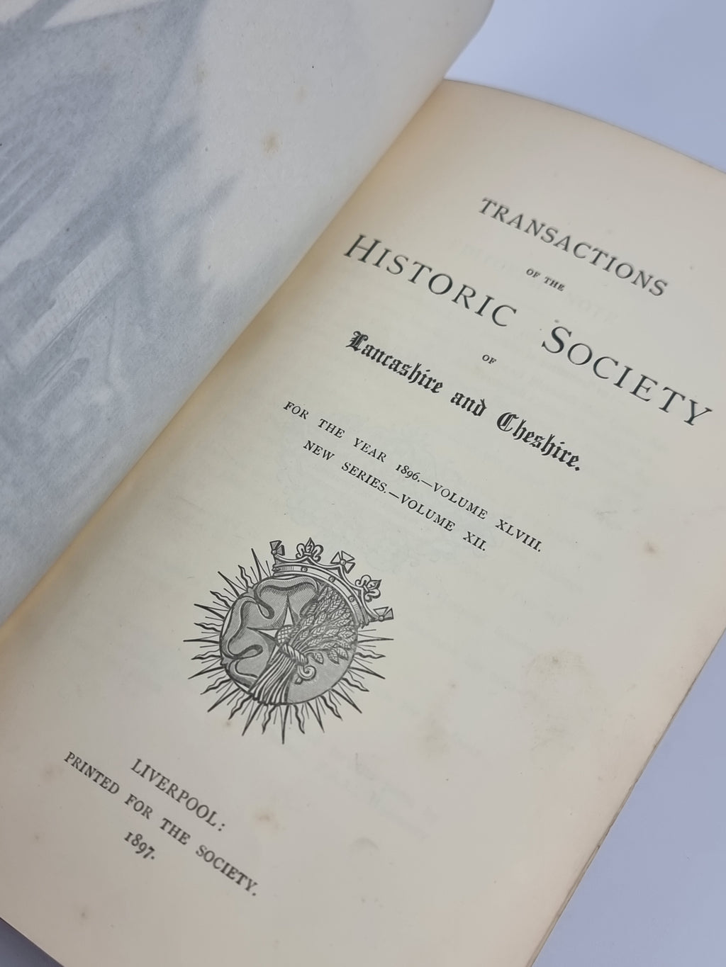 Transactions of the Historic Society of Lancashire and Cheshire