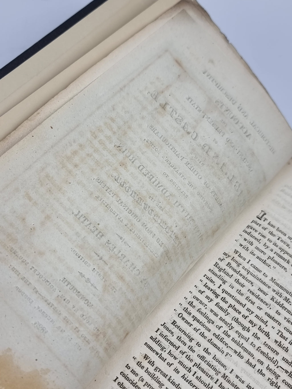 Historical and Descriptive Accounts of... Ragland Castle, Charles Heath