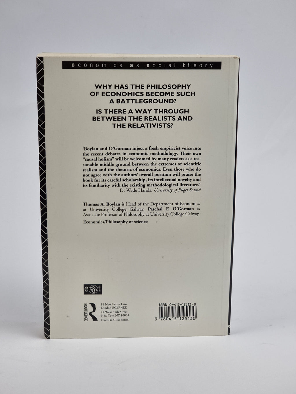 Beyond Rhetoric and Realism in Economics... — 1st Edition