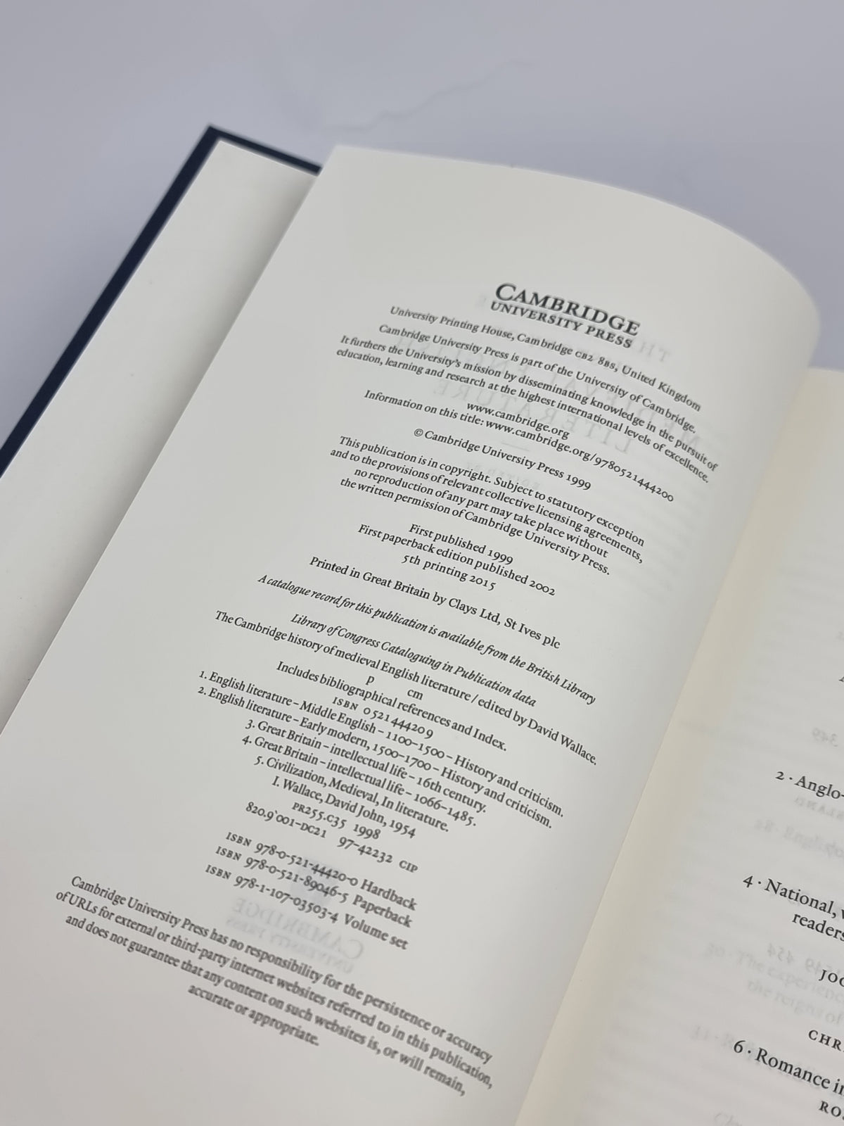 The Cambridge History of Medieval English Literature, David Wallace
