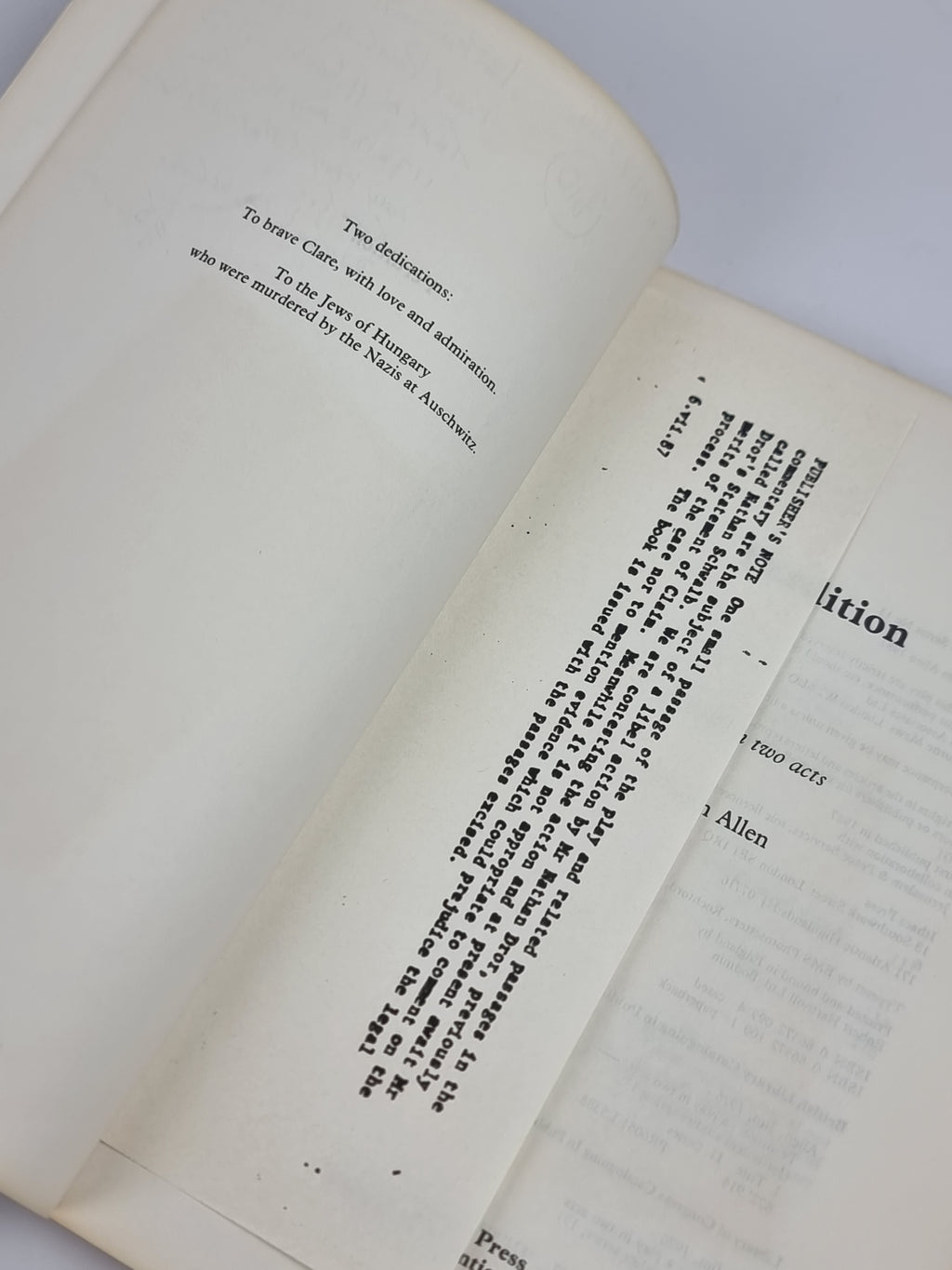 Perdition, Jim Allen — 1st Edition