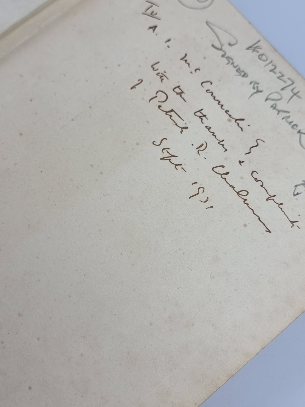 Mine Eyes to the Hills, Patrick R. Chalmers — 1st Edition, Signed