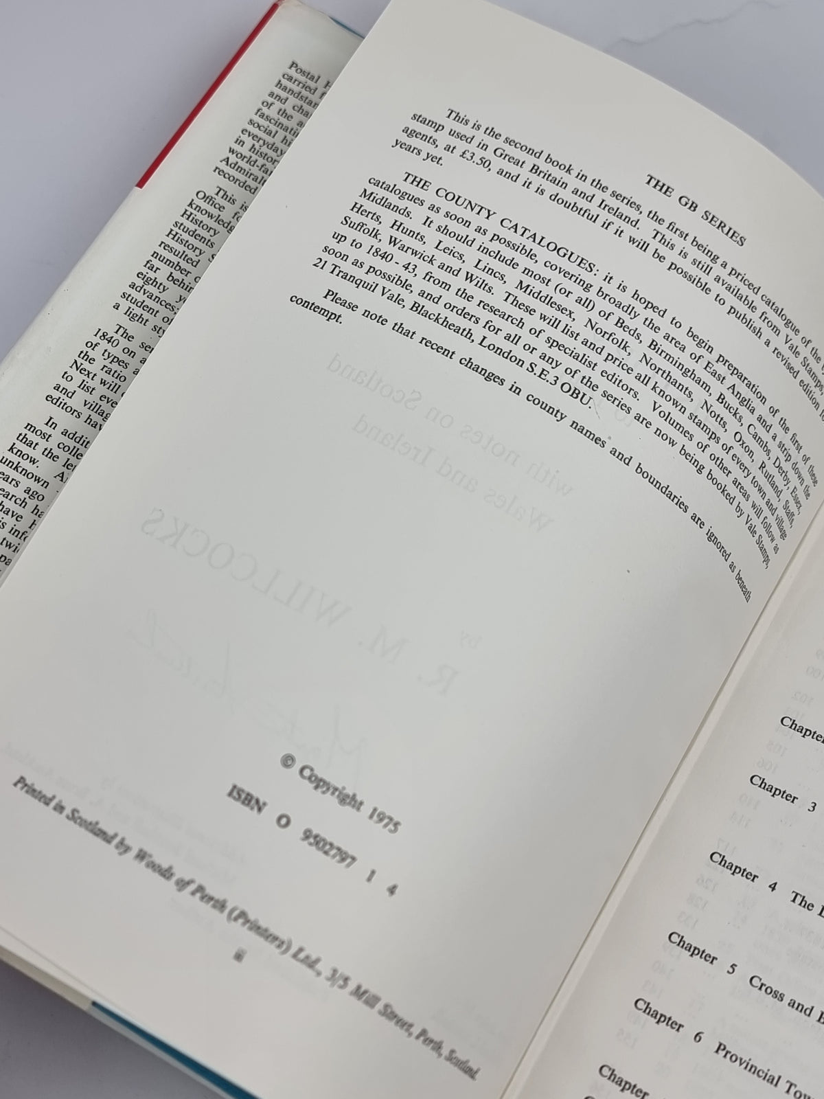 England's Postal History to 1840, R. M. Willcocks — 1st Edition