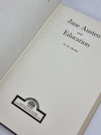Jane Austen and Education, D. D. Devlin — 1st Edition