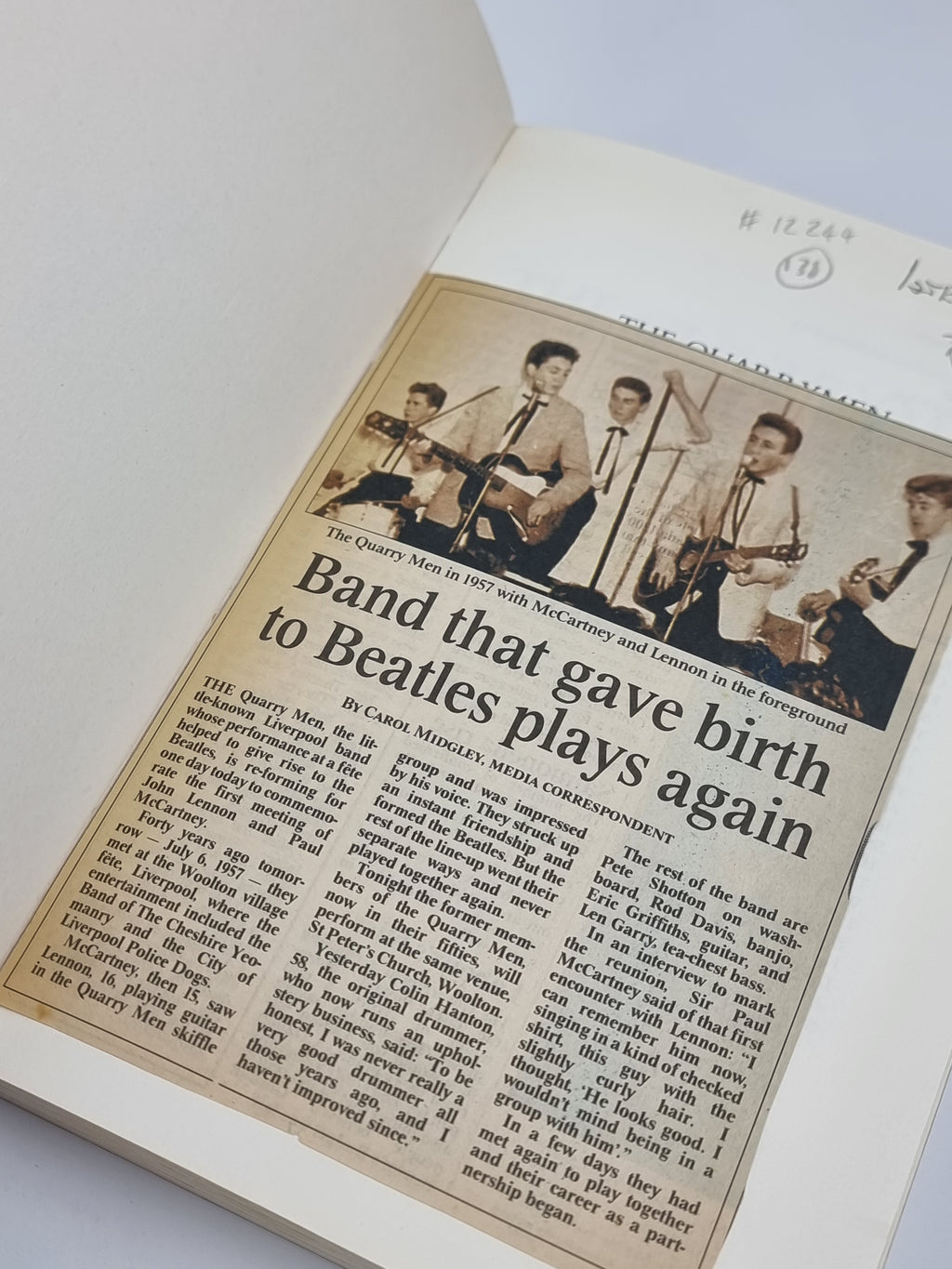 The Quarrymen, Hunter Davies — 1st Edition