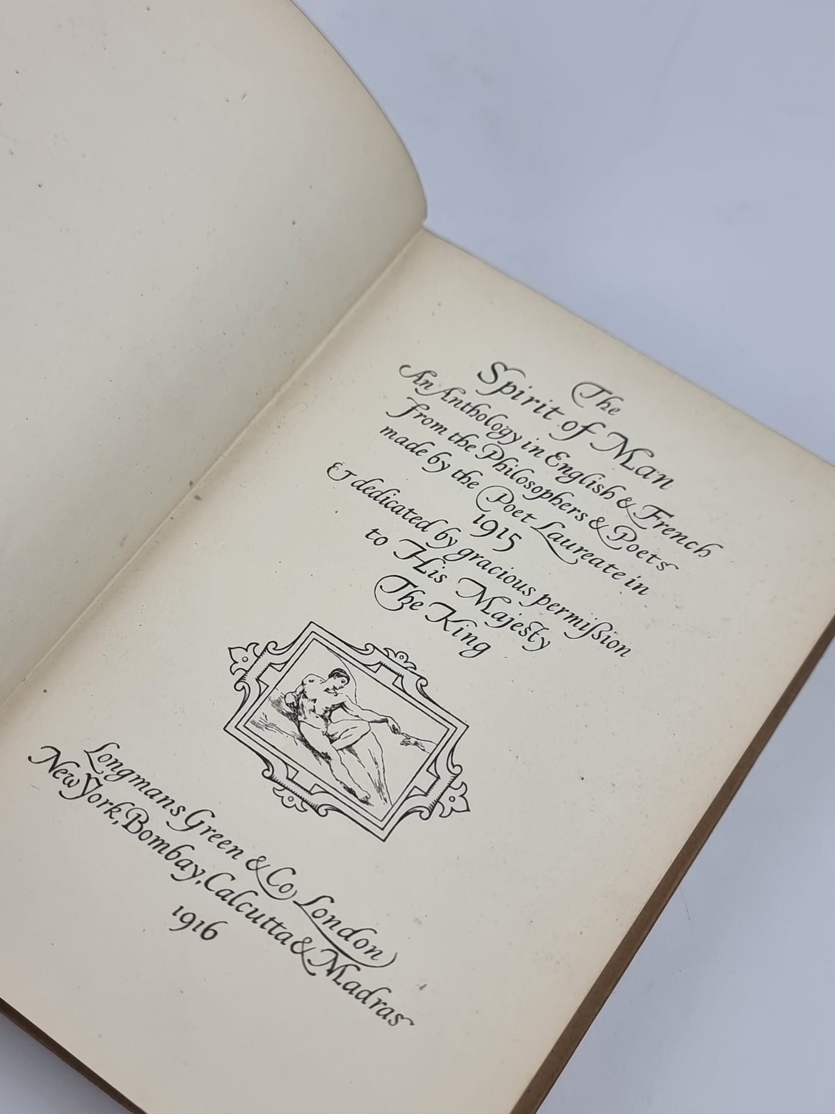 The Spirit of Man, Robert Bridges — 1st Edition