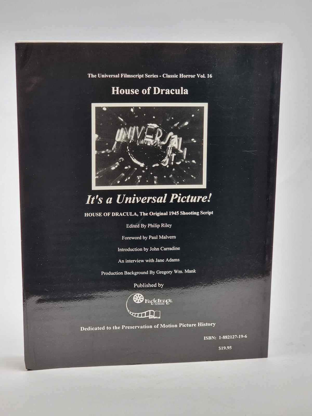 House of Dracula, Philip Riley (Editor) — 1st Edition