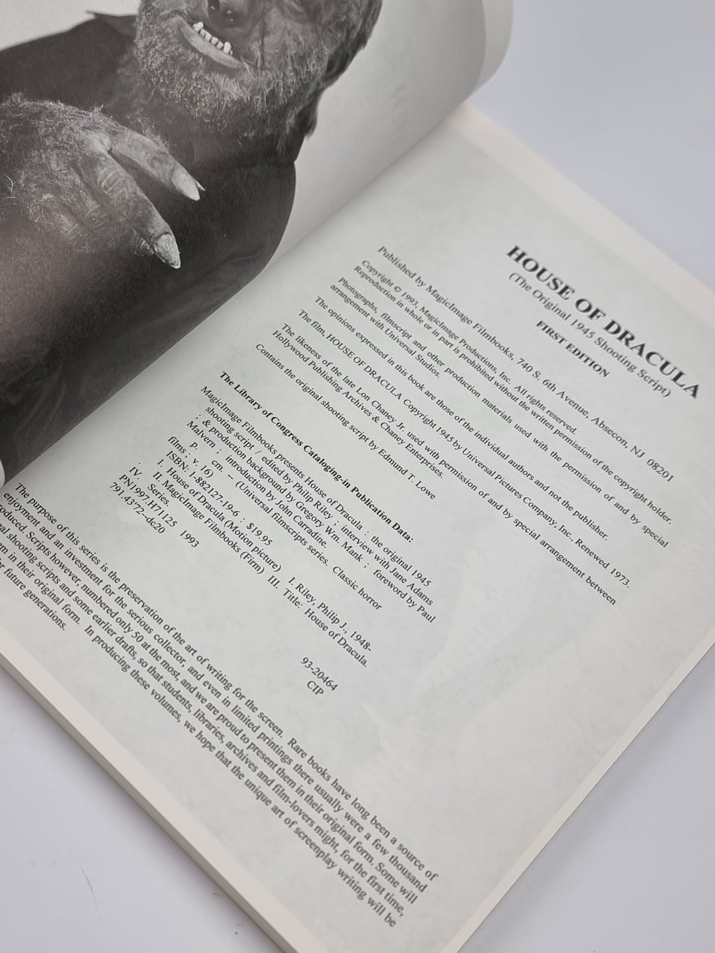 House of Dracula, Philip Riley (Editor) — 1st Edition