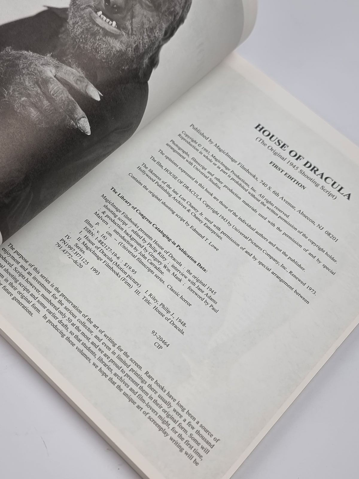House of Dracula, Philip Riley (Editor) — 1st Edition