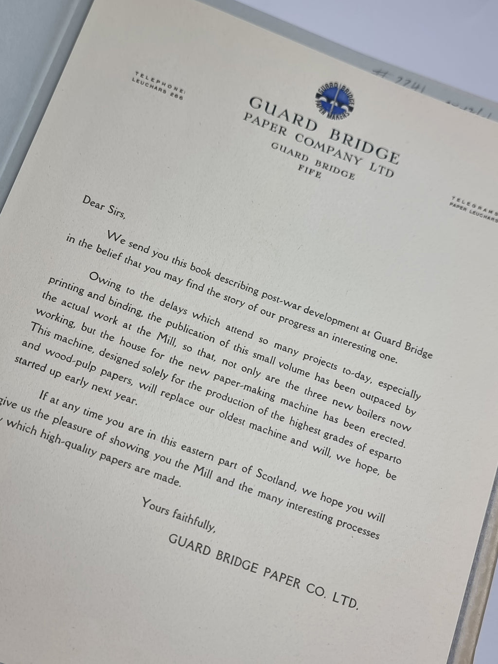 Guard Bridge Panorama, Guard Bridge Paper Co. Ltd. — 1st Ed
