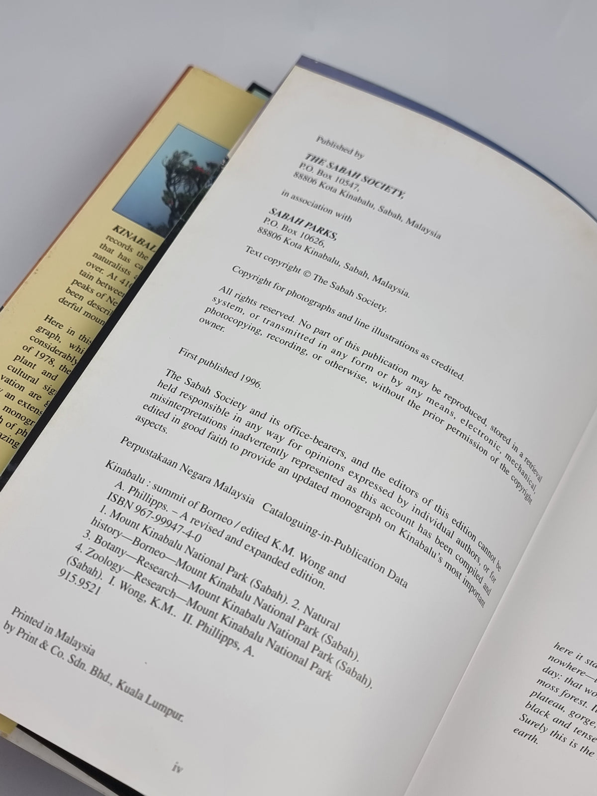 Kinabalu: Summit of Borneo, K.M. Wong and A. Phillipps — 2nd Ed