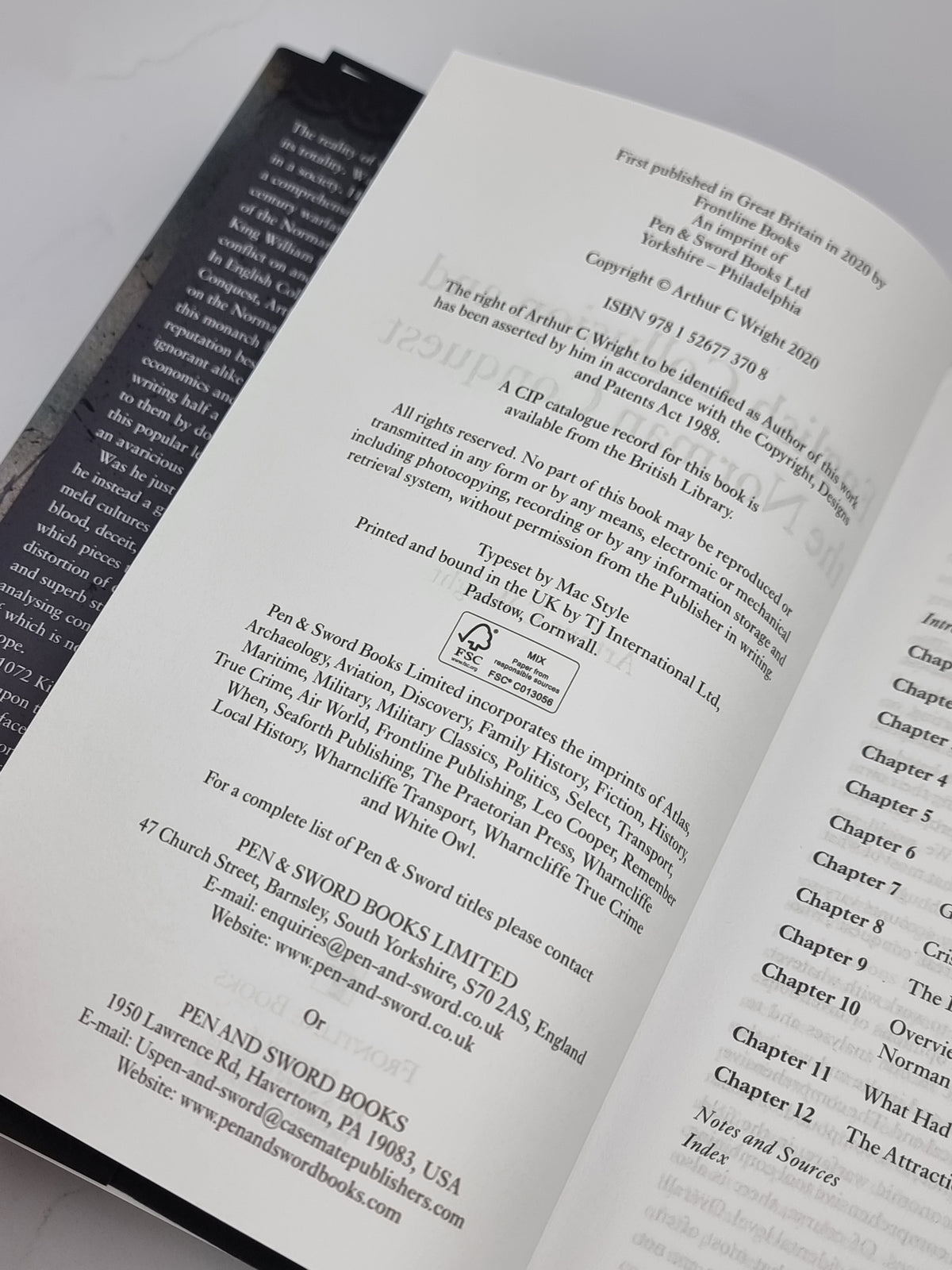 English Collusion and the Norman Conquest, Arthur C Wright — 1st Ed