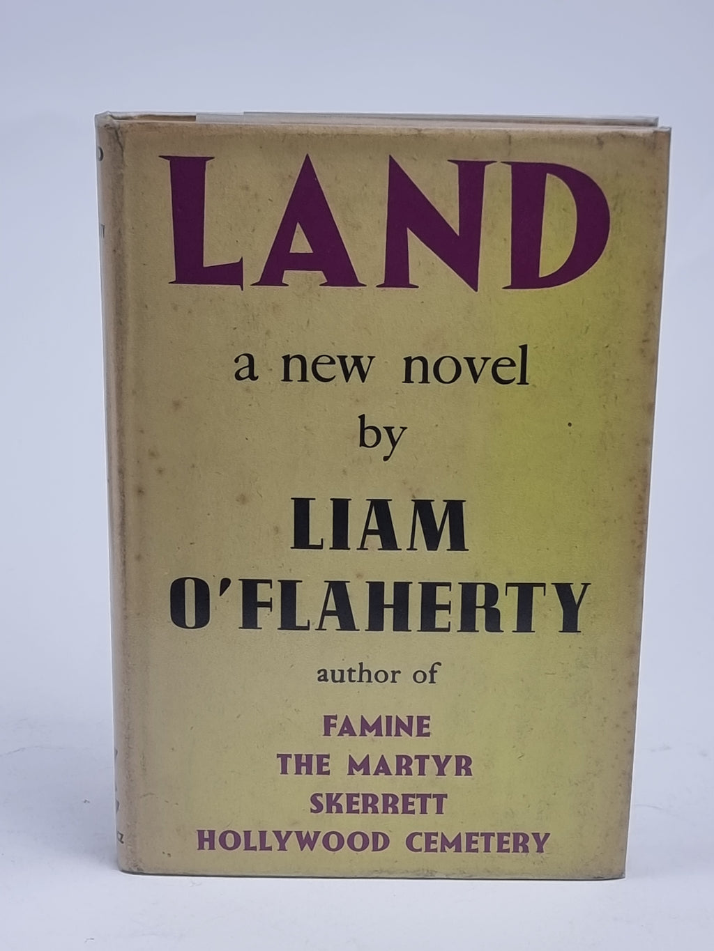 Land, Liam O'Flaherty — 1st Edition