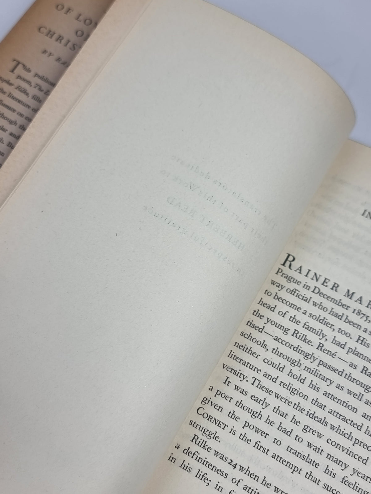 The Lay of Love and Death of Cornet Christopher Rilke — 1st Ed