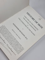 History of Skye, Alexander Nicolson — 2nd Edition