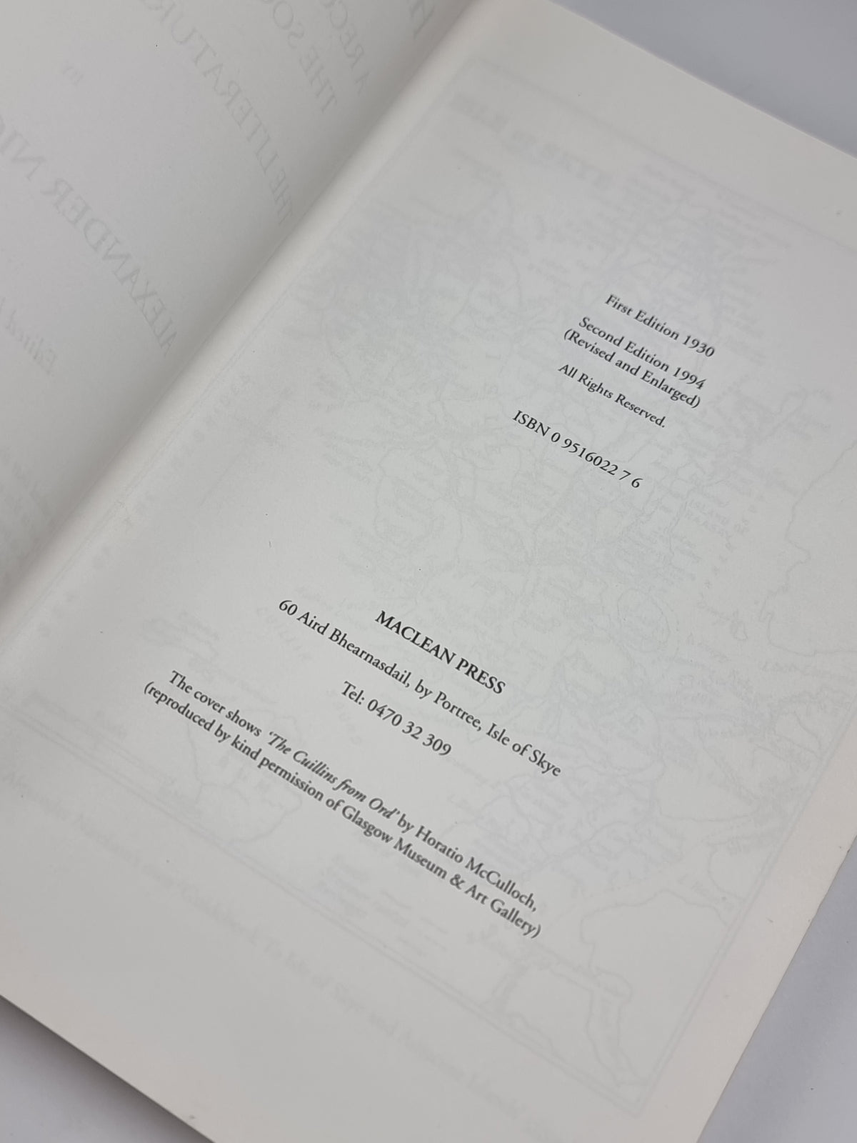 History of Skye, Alexander Nicolson — 2nd Edition