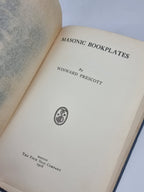 Masonic Bookplates, Winward Prescott — 1st Edition