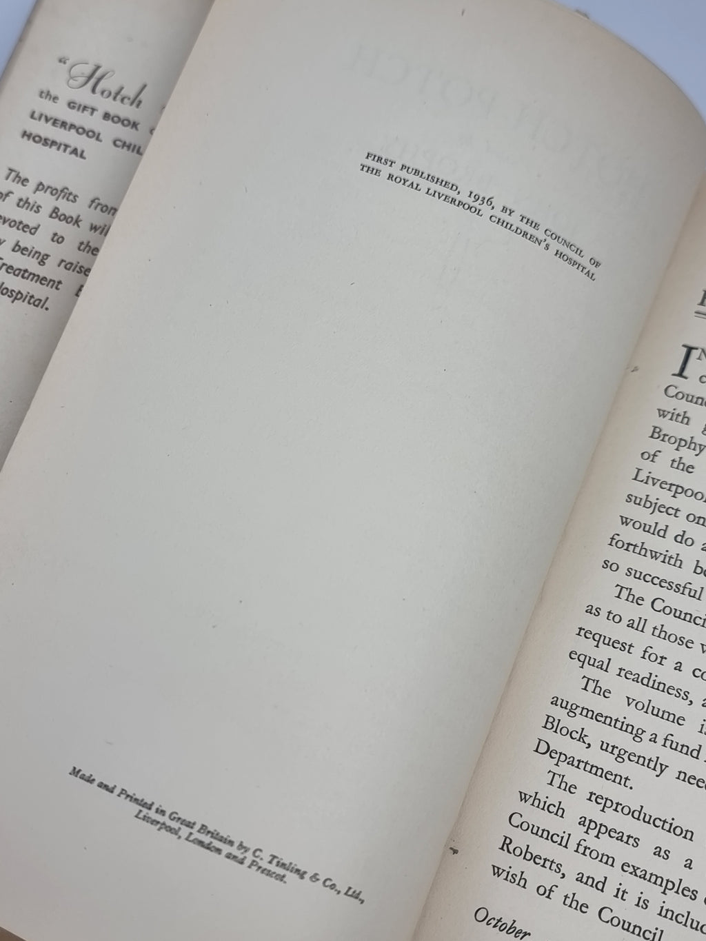 Hotch-Potch, John Brophy — 1st Edition