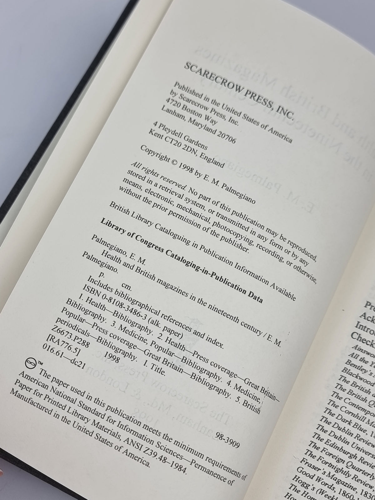 Health and British Magazines in the Nineteenth Century — 1st Ed