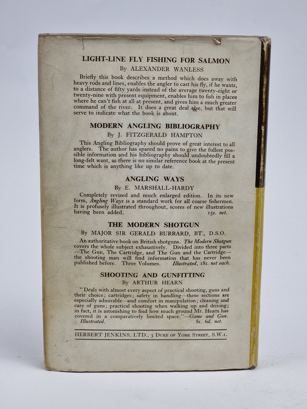 Notable Angling Literature, James Robb — 1st Edition