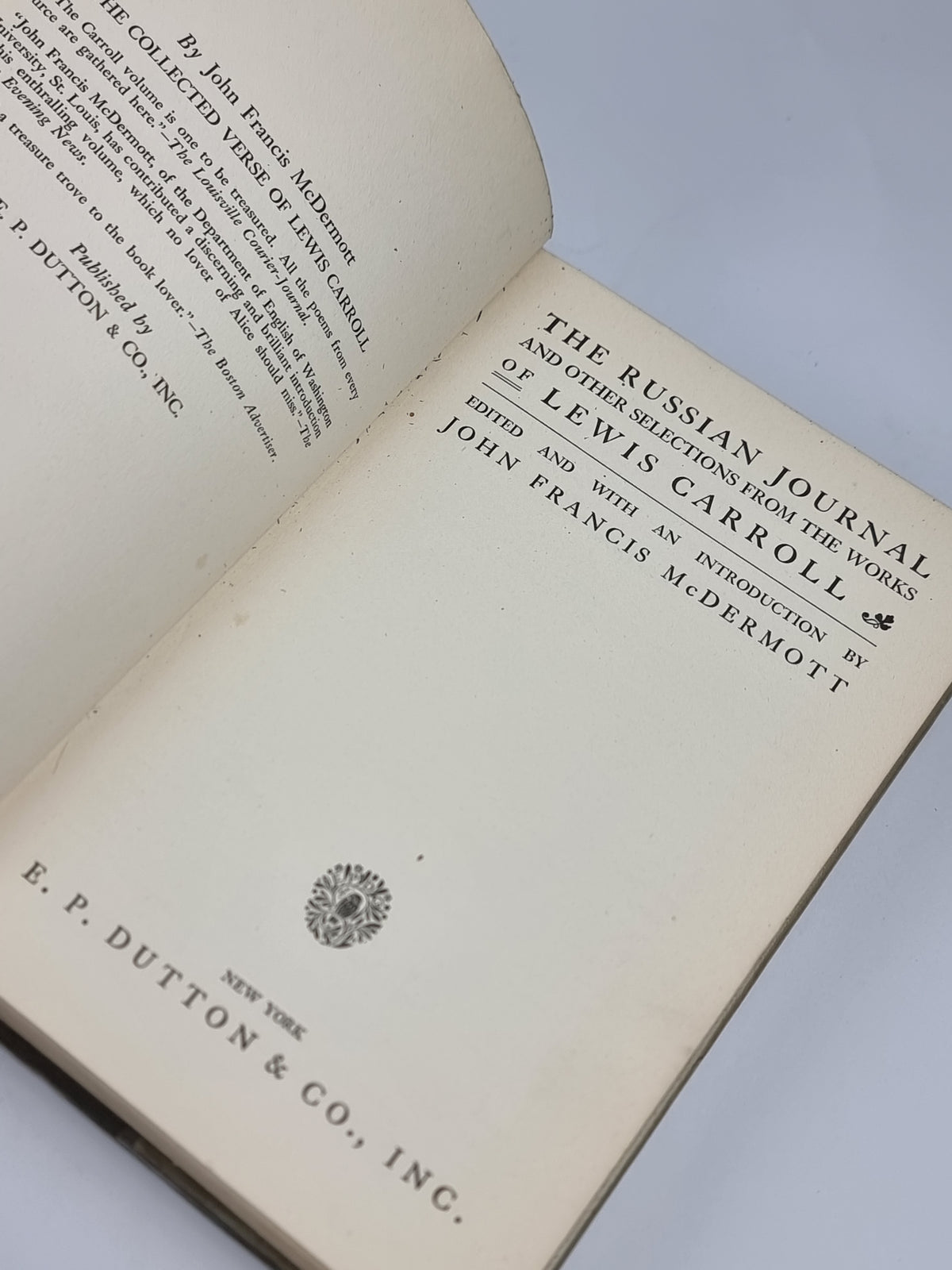 The Russian Journal and Other Selections from the Works of Lewis Carroll