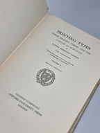 Printing Types: Their History, Forms, and Use, Daniel Berkeley Updike