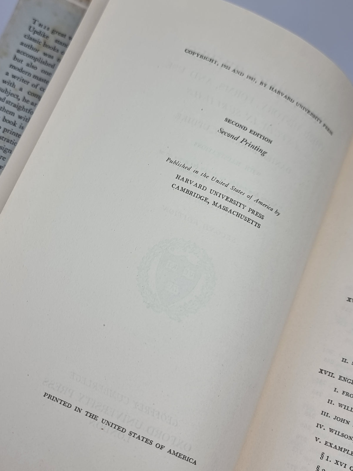 Printing Types: Their History, Forms, and Use, Daniel Berkeley Updike